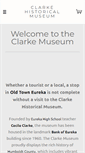 Mobile Screenshot of clarkemuseum.org